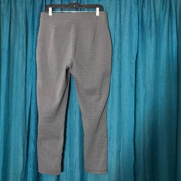 Calvin Klein Patterened Pull-On Dress Pants Size 14 - Picture 2 of 6